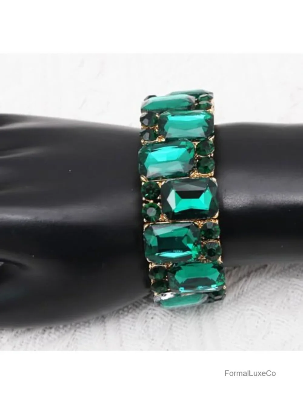 Austrian Crystal Stretch Bangle Bracelet Wedding Jewelry Bridesmaid Gift